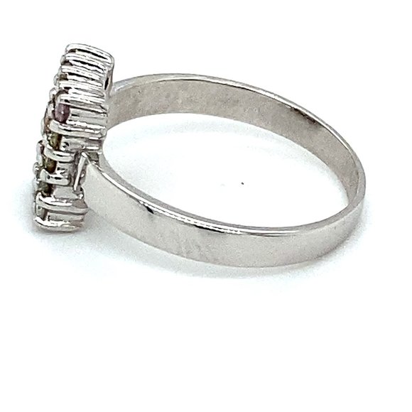 Fancy Colored Diamonds 1.00ct Solid 14K Gold Ring - Picture 5 of 6